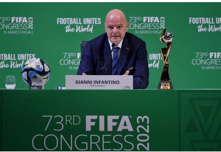Infantino anuncia un aumento significativo de la inversión para la Copa Mundial Femenina