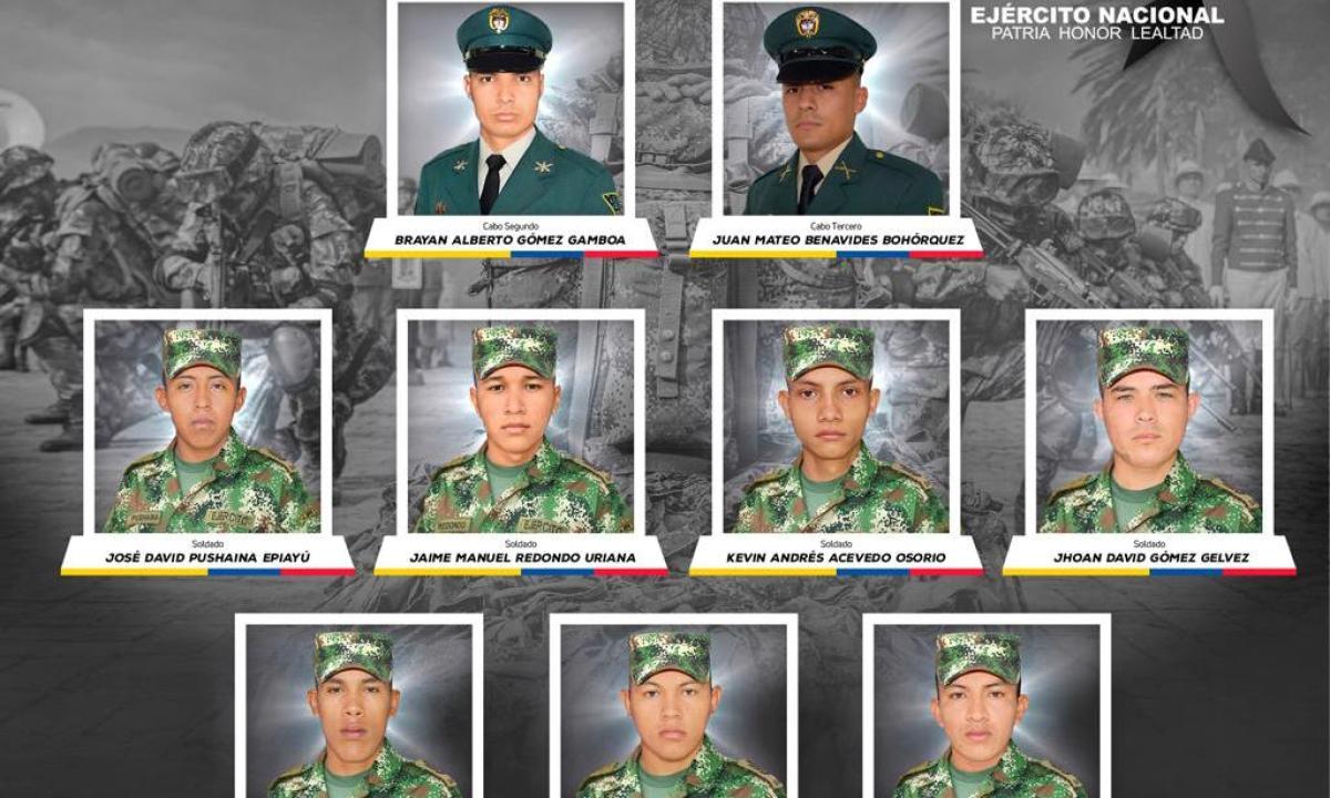 Nueve militares muertos  en ataque atribuido al ELN