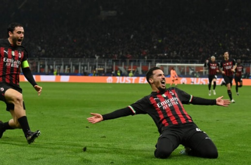 Milan derrotó 1-0 al Napoli en la ida de los cuartos de final de la Champions League
