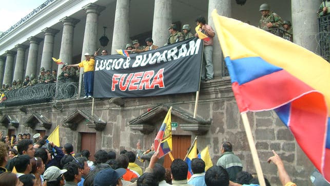 Cinco presidentes ecuatorianos no  pudieron culminar sus mandatos