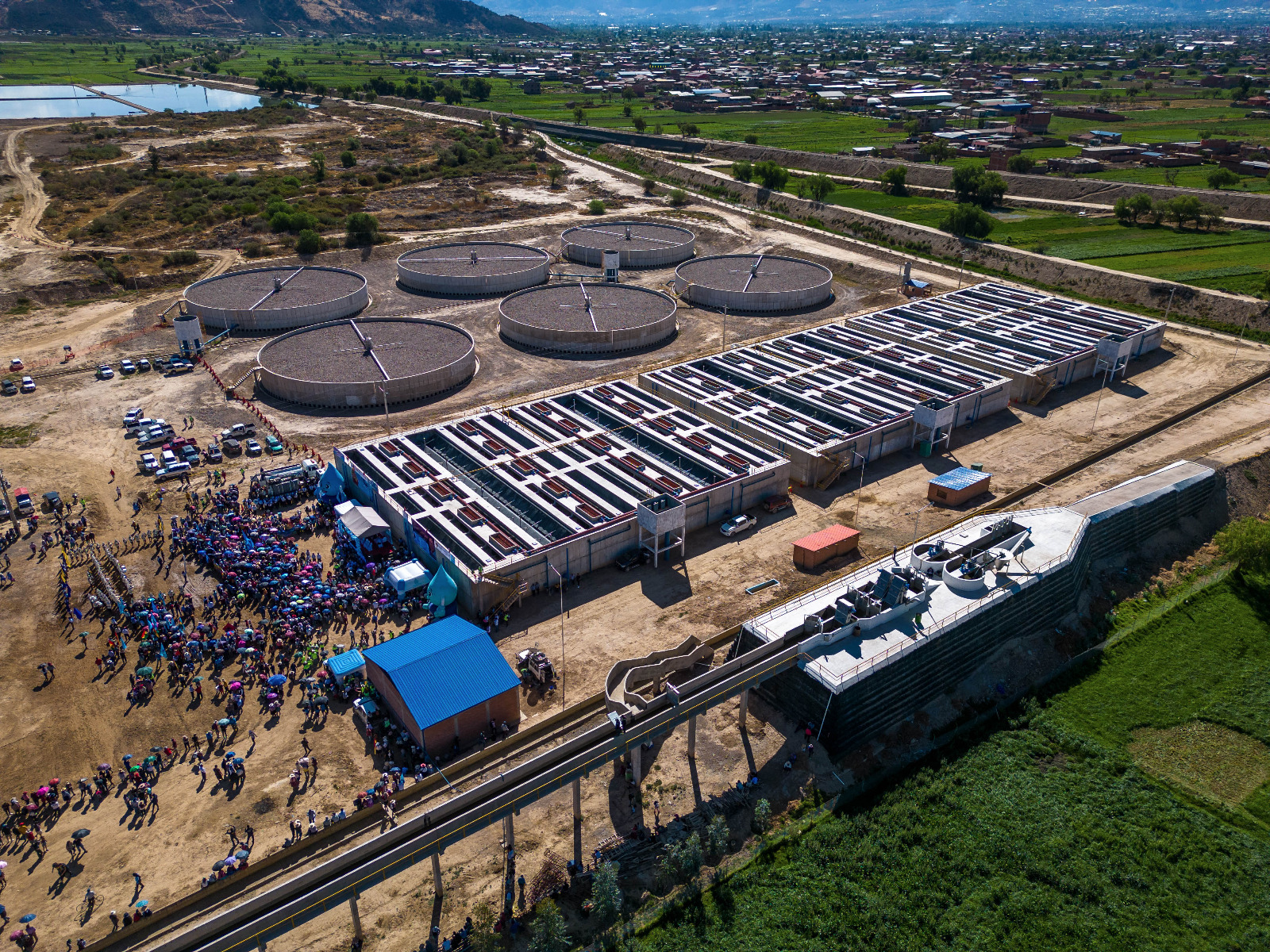 Cochabamba cuenta con planta de tratamiento de aguas residuales