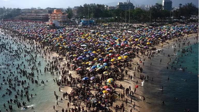 Brasil registra temperaturas  extremas y más altas del año