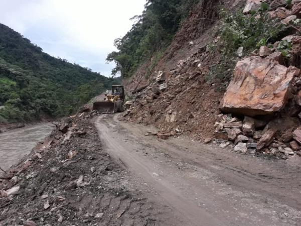 Derrumbes en vías perjudican   tramos de red departamental