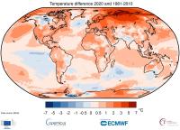 2020 marcó el cierre de la década más calurosa