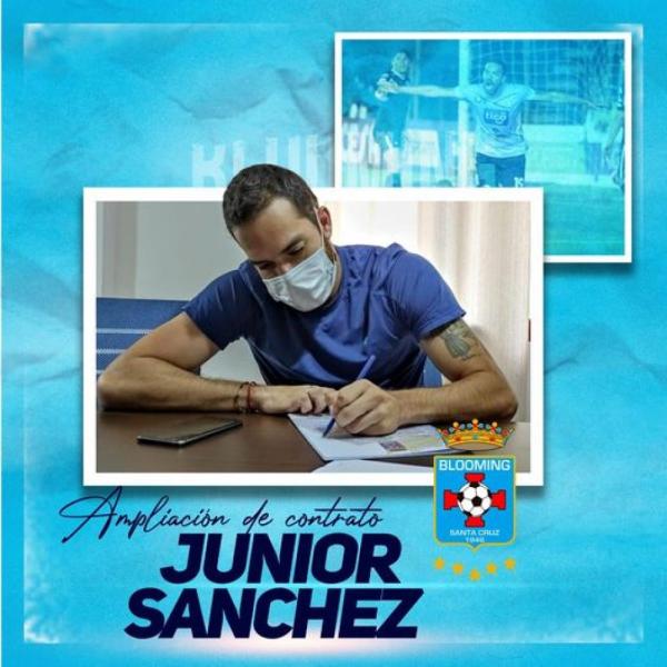 Junior Sánchez, para rato con Blooming