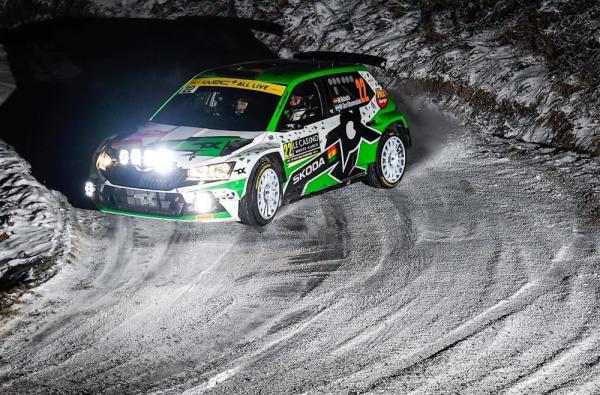 Bulacia, cerca del podio  en el Rally de Montecarlo