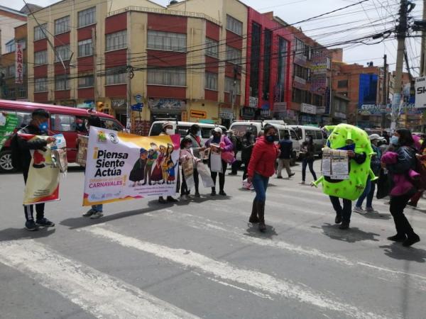 Campaña en calles alteñas busca erradicar violencia