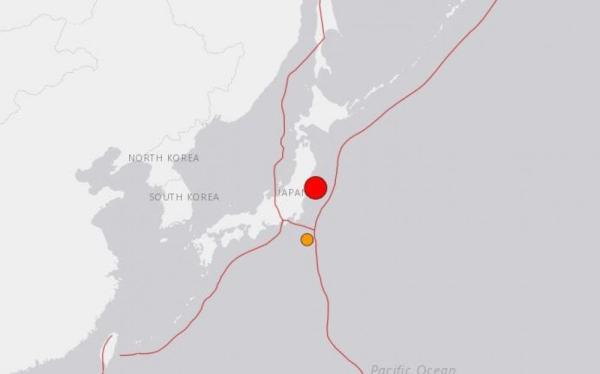 Amenaza de tsunami por  terremoto de 7 grados