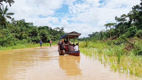 Alerta naranja en Pando  por crecida de tres ríos