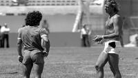 Maradona,  un día como ayer, 44 años atrás