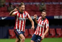 Atlético Madrid gana de visitante y se mantiene en la cima