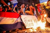 Disturbios durante protesta  deja un deceso y 18 heridos