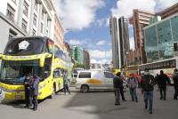 Sede de Gobierno, víctima de marchas y bloqueo de vías