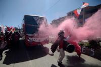 Teñidos de rojo y blanco, el banderazo millonario fue un éxito