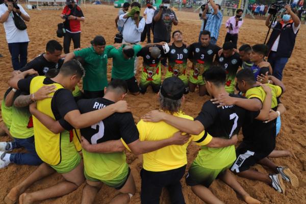 La FBF manifiesta su satisfacción por el torneo de fútbol playa