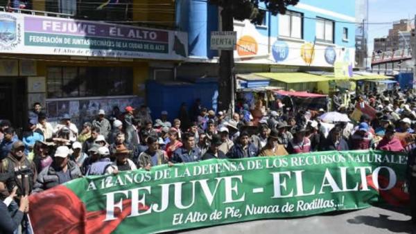 Congresos de fejuves del  MAS se van debilitando