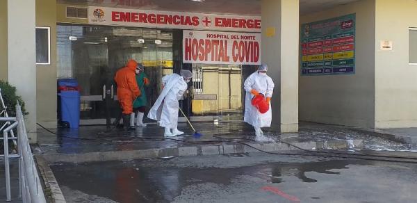 Hospital del Norte saturado  con pacientes de covid-19