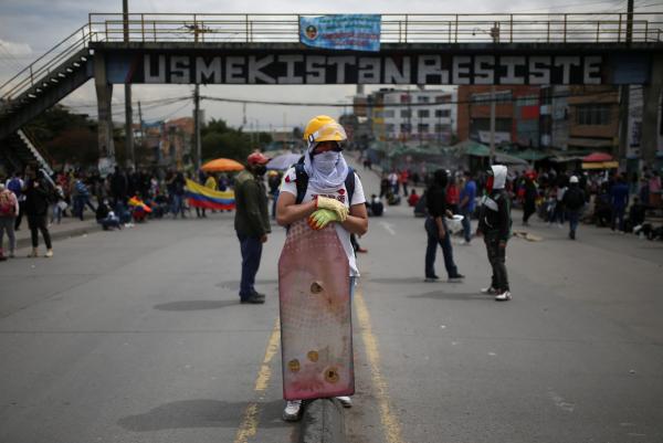 Un mes de protestas en Colombia