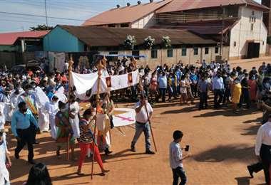 Celebración de Corpus Christi  con medidas de bioseguridad