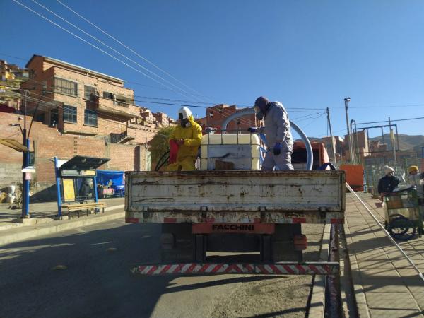 Barrios de Alto San Pedro y La Portada fueron fumigados