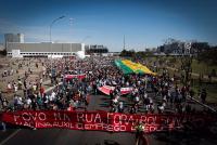 Vuelven protestas en Brasil