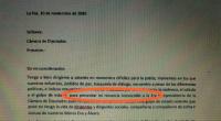 “Ministro Lima cumpla su palabra y renuncie”