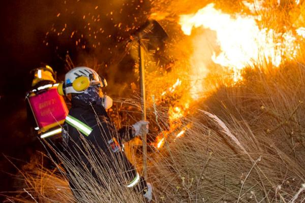 Cerca de 300 personas para impedir fogatas e incendios