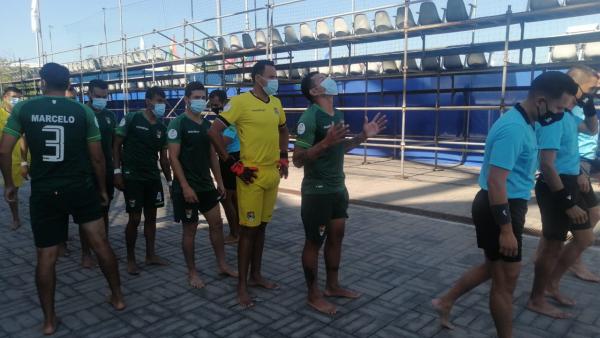 Fútbol playa: Bolivia gana y queda penúltima