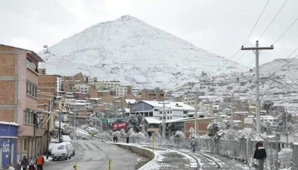 Nevada caída en ciudad de Potosí no causó desastres