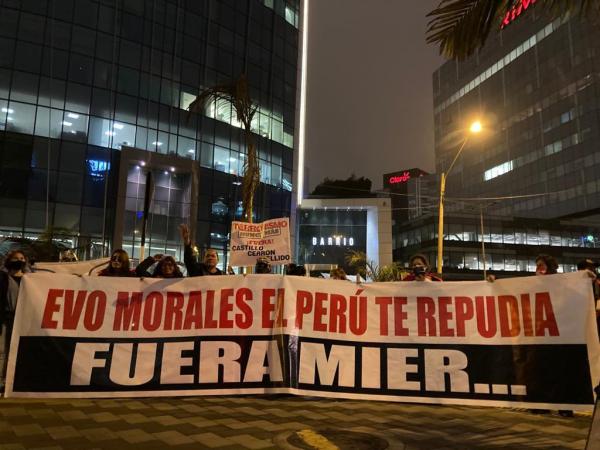 Presencia de Evo Morales en Perú causó molestia