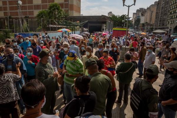 Sólo 7% de venezolanos fue  vacunado contra coronavirus