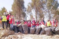 Recogen toneladas de basura  en Bosquecillo de Pura Pura