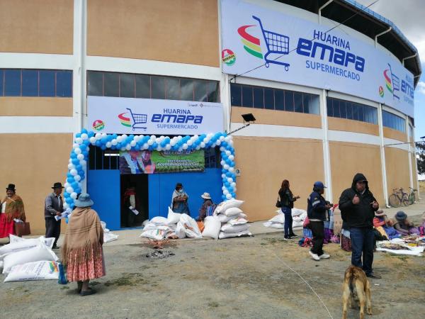 Emapa cuenta con puntos de  venta en Santa Rosa y Huarina