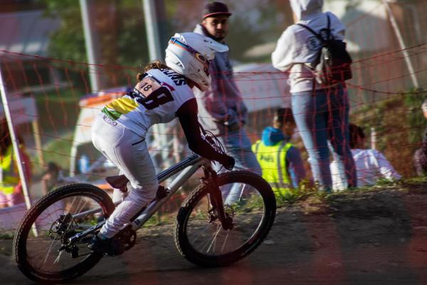 Rojas, la  bicicrossista que venció a sus miedos