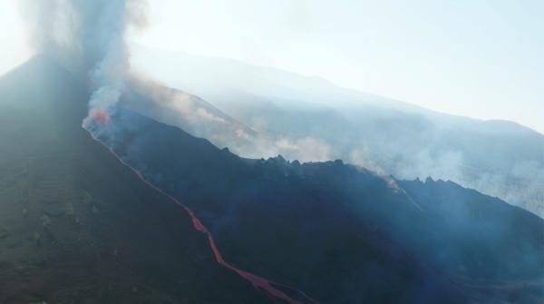 Volcán de La Palma  vuelve a erupcionar