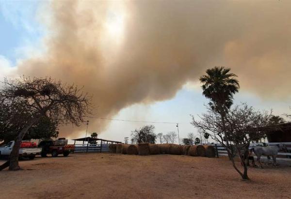 Diez municipios cruceños  azolados por incendios