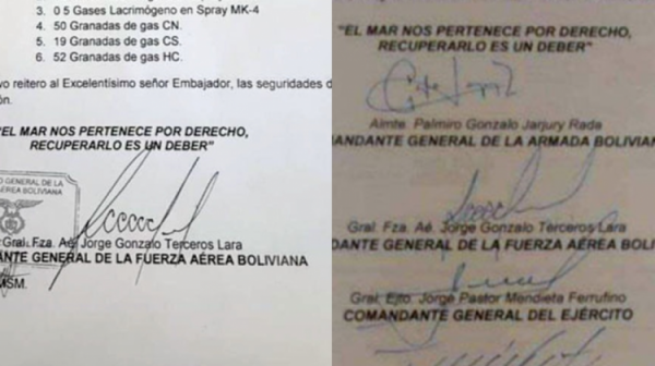 Argentina pide peritaje a presunta  carta firmada por ex jefe militar