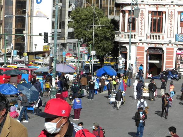 Aumento de casos covid-19  respecto a semana anterior