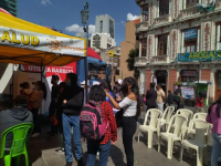 Más de mil vacunados en plaza San Francisco