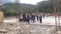 Inspeccionan obras  en planta de abono