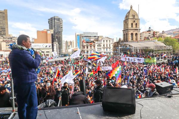 Marchas del MAS buscan  desestabilizar gobierno de Arce