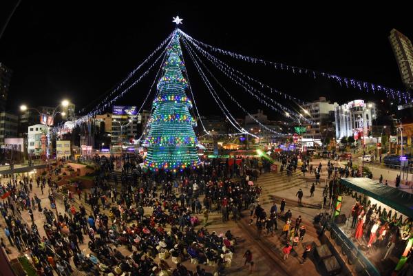 Llegó la navidad a La Paz