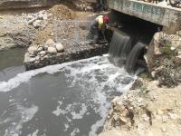 Trabajos en embovedado   con problemas por lluvias