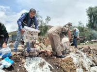 Senasag realiza operativos de  control y destrucción de productos