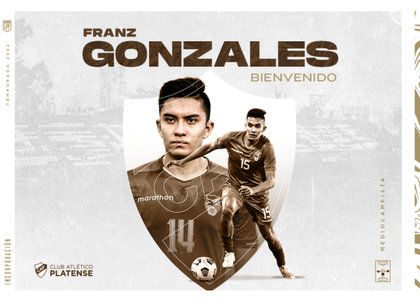 Platense da la bienvenida a Franz Gonzales