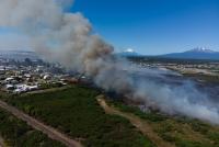 Suben 300 % daños  por incendios en Chile