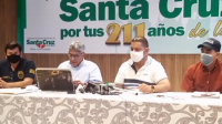 En Santa Cruz disponen ley seca y restricción del aforo en lugares públicos