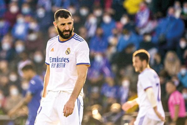 El Real Madrid encaja en Getafe su segunda derrota LaLiga