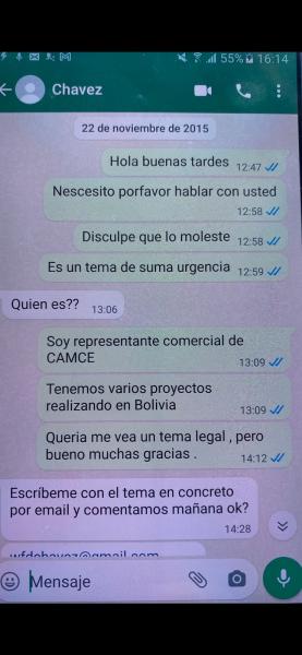 Recuerdan que Chávez negoció un fallo  a favor de CAMC por 250 mil dólares