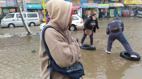 Tres casas afectadas es resultado de fuerte granizada en Senkata